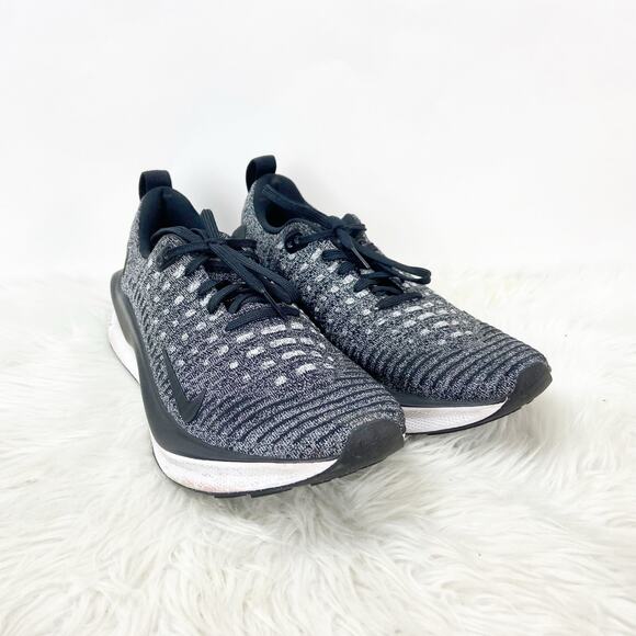 Nike US 9 Womens Oreo Black/Black-White InfinityRN 4 Low Top Running Sneaker - Picture 4 of 14